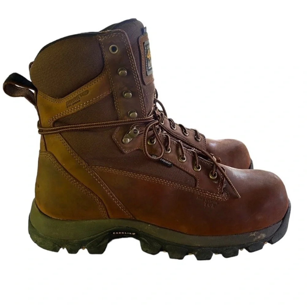 Carolina Forrest men’s 8” Waterproof Insulated 4x4 Work Boot 800 grams,steel toe